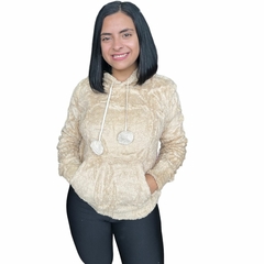 Blusa De Frio Feminina Fechada Pelinho Casaco Felpudo Insta - comprar online