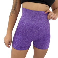 Short Legging Academia Levanta Bumbum Sem Costura Detalhada