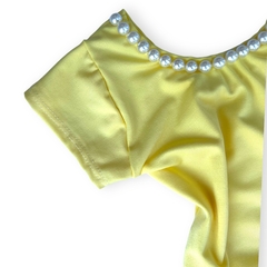 Body Bori Blusinha Infantil Com Manguinha Perola Menina - comprar online