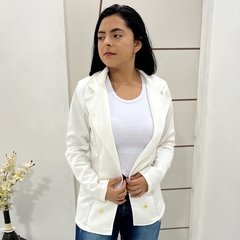 Casaquinho Blazer Feminino Social Acinturado Casaco Slim