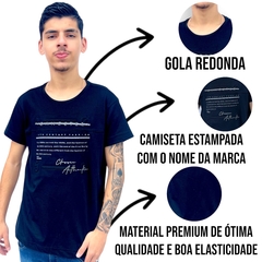 Camiseta Masculina Manga Curta Gangster Basica Importada - comprar online