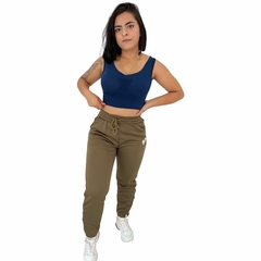 Calça Moletom Feminina Flanelada Importada Jogger Academia - ANJ MODAS