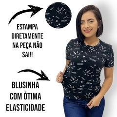 Imagem do Blusinha Feminina T-shirt importada Baby Look Premium