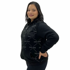 Blusa Moletom Peluciada Feminina Plus Size Tamanho Grande - comprar online