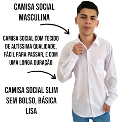 Camisa Masculina Social Casamento Festa Balada Trabalho na internet