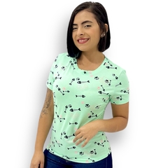 Imagem do Blusinha Feminina T-shirt Baby Look Premium Importada