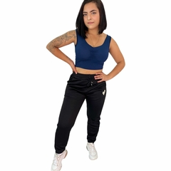 Calça Moletom Feminina Flanelada Importada Jogger Academia na internet