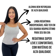 Kit 10 Regatinha Alcinha Camiseta Regata Fitness Basica