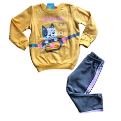 CONJUNTO INFANTIL MENINA FECHADO SEM TOUCA PREMIUM - ANJ MODAS