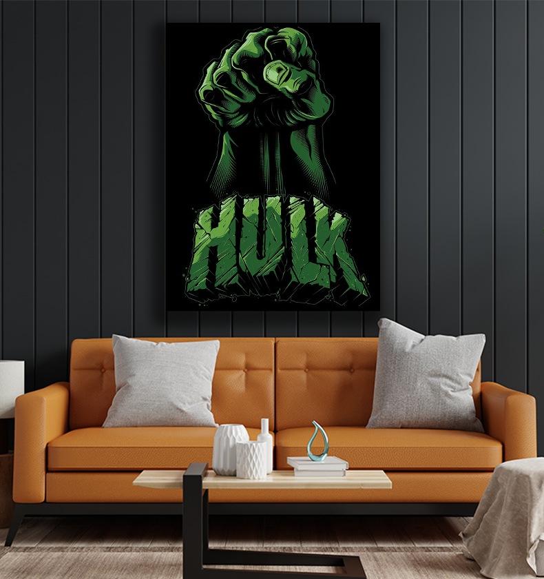 Quadro Canvas The Incredible Hulk Quadrinhos Marvel 40x40cm - Zona Criativa  - Quadro e Pôster Decorativo - Magazine Luiza