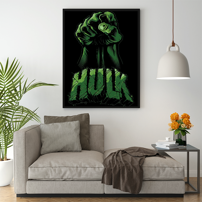 Quadro Canvas The Incredible Hulk Quadrinhos Marvel 40x40cm - Zona Criativa  - Quadro e Pôster Decorativo - Magazine Luiza