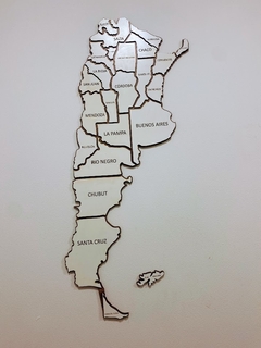 MAPA ARGENTINA 3D FONDO BALTICO CON RELIEVE