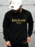 Conjunto Moletom Balmain ''Black and Gold'' na internet