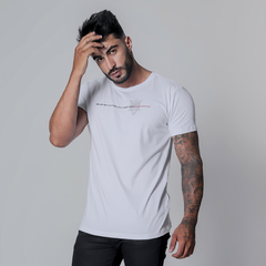 T-SHIRT NEVER SETTLE RIVIERA BRANCA