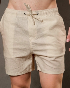 Short Linho Caut Jeans - Natural