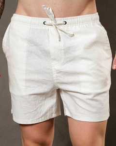 Short Linho Caut Jeans - Branco