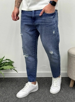 Calça Slim Jeans Destroyed Caunt CT03