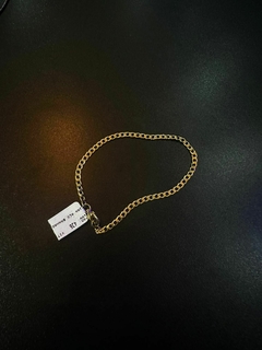 Pulseira Aço Banhado Ouro 24k - 4363