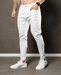 Calça Skinny Sarja Caunt - Branca