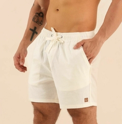 Short Linho Caunt Jeans - Branco