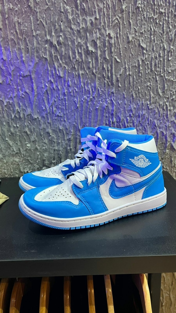 Blue white discount air jordan