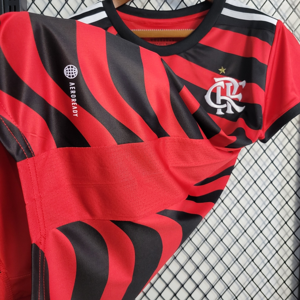 Camisa Flamengo I 22/23 Versão Torcedor Feminino + Personalização