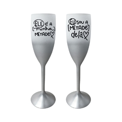 Taças Champagne Bicolor Personalizadas na internet