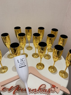 Taças Champagne Metalizadas Personalizadas na internet