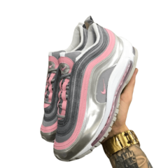 Tênis NK Air Max 97 Prata e Rosa