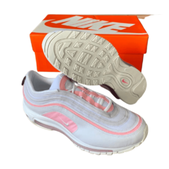 Tênis NK ir Max 97 Branco e Rosa - comprar online