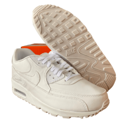 Tênis NK Air Max 90 Couro Branco