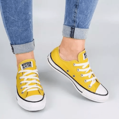 Tênis All Star Cano Baixo Feminino - Amarelo - Tenislegal