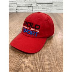 Boné RL Vermelho Logo preto e azul - comprar online