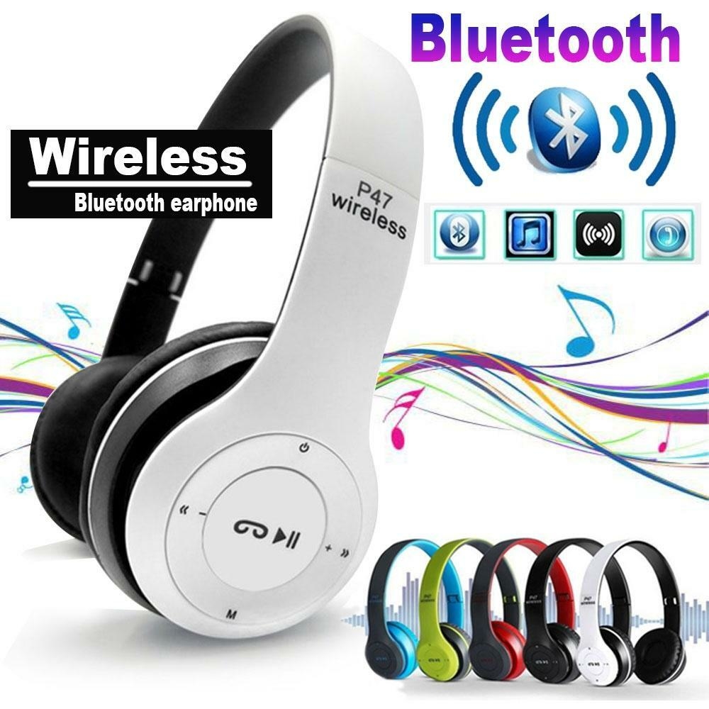 Fone Ouvido Bluetooth Potente 4.1 Celular Micro Sd Fm P2 Mp3