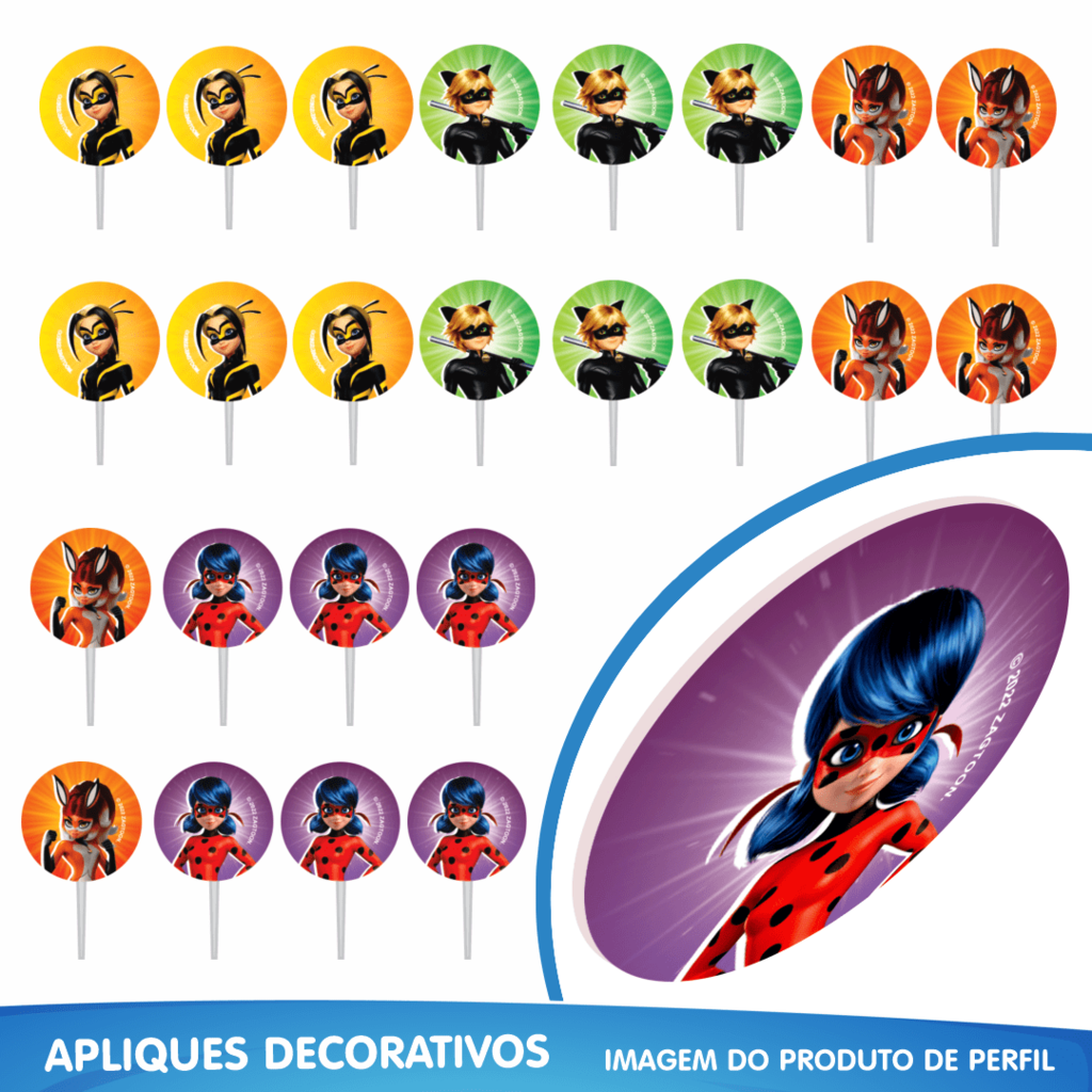 Resultado de imagen de ladybug logo png  Decoração de aniversario ladybug,  Decoração miraculos, Coisas para festa