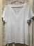 Blusa lino remera blanca xxl 1865