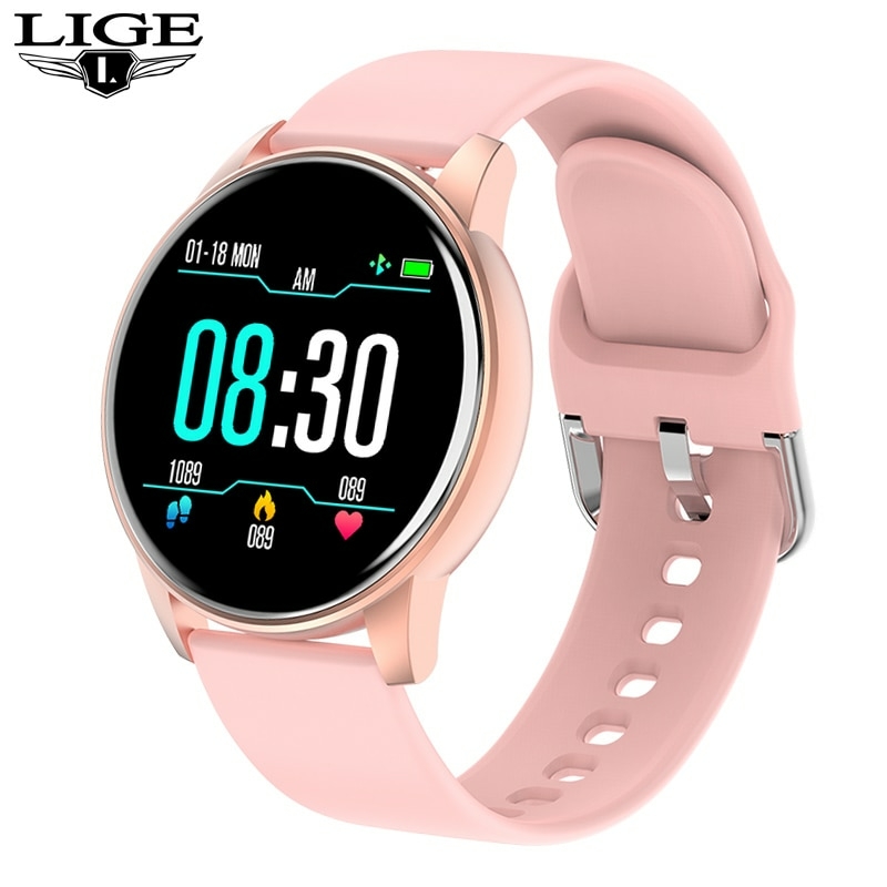 Novo aplicativo gps nadar relógio inteligente senhora feminino conectar  smartwatch masculino freqüência cardíaca esporte reloj para