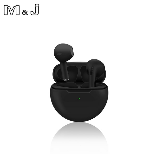 10 pçs pro 6 tws fones de ouvido sem fio bluetooth mini pod jogos handfree  fone alta fidelidade para todos os smartphones música - AliExpress