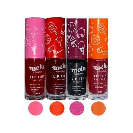 Lip Tint Hidratantes Melu Ruby Rose