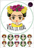 Lamina Comestible de Arroz impresa FRIDA KAHLO