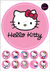 Lamina Comestible de ARROZ IMPRESA Hello Kitty