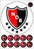 Lamina Comestible de ARROZ IMPRESA Newells escudo