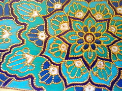 Cabideiro de parede de madeira com mandala floral 3 ganchos - Mama Gipsy