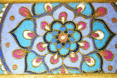 Cabideiro mandala floral com prateleira 3 ganchos Feito sob encomenda - loja online