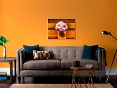 Flores na mesa: Canvas Tela Fine Art 50cm x 37,5 cm SOB ENCOMENDA - comprar online