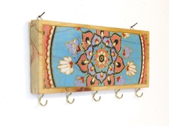 Porta Chaves mandala decorativo 5 ganchos Mama Gipsy SOB ENCOMENDA - comprar online