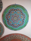 Mandala 45 Cm verde azul