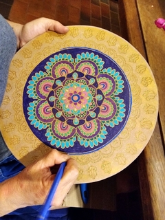 Mandala floral 30 cm SOB ENCOMENDA - comprar online