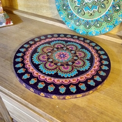 Mandala floral 30 cm SOB ENCOMENDA - Mama Gipsy