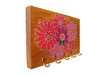Porta Chaves mandala decorativo floral 5 ganchos Mama Gipsy